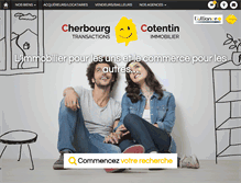 Tablet Screenshot of cherbourg-transactions.com